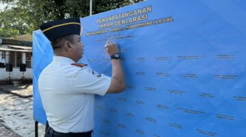 Lapas Sibolga Deklarasikan Komitmen Anti Narkoba, Pungli, dan Handphone Ilegal