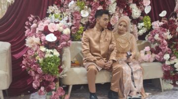 Resepsi Pernikahan Aura dan Rizki Berlangsung Penuh Kebahagiaan, Ratusan Tamu Undangan Doakan Semoga Menjadi Keluarga Yang Sakinah Mawaddah Warahmah